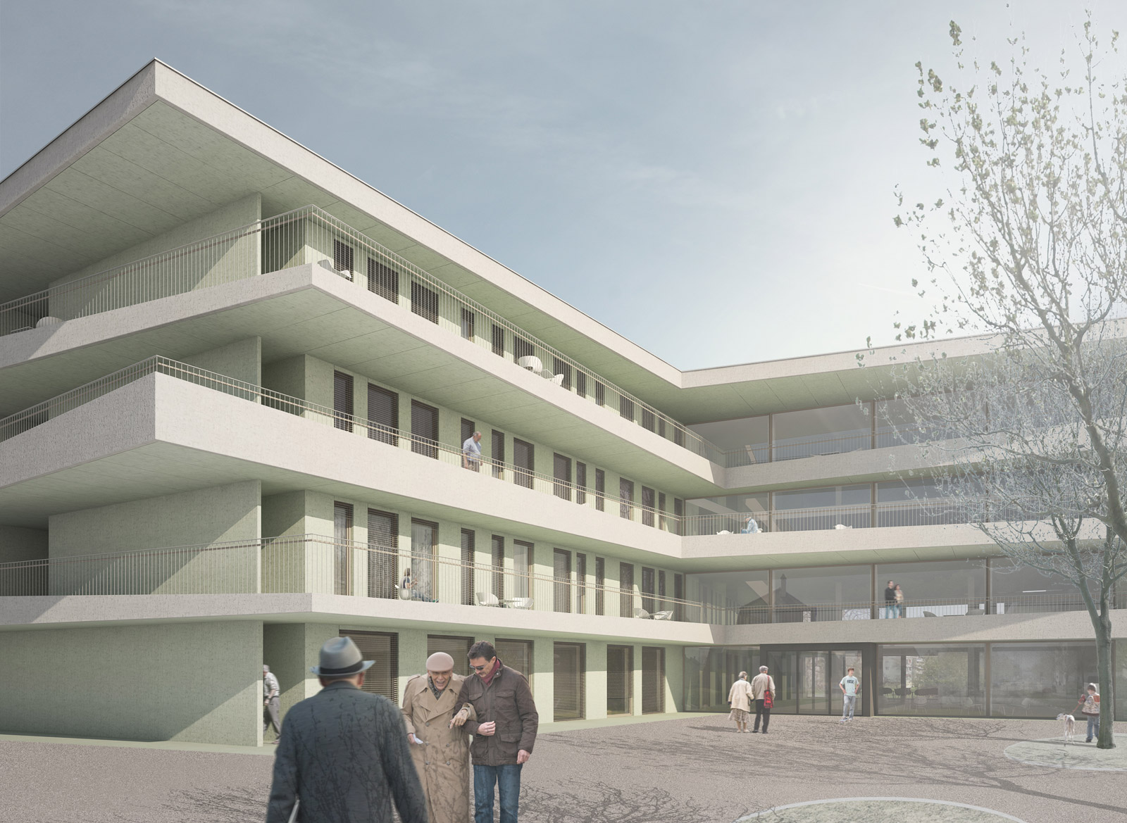 New facility for elderly people „4 Marroniers“ / Croubalian Delacoste architectes