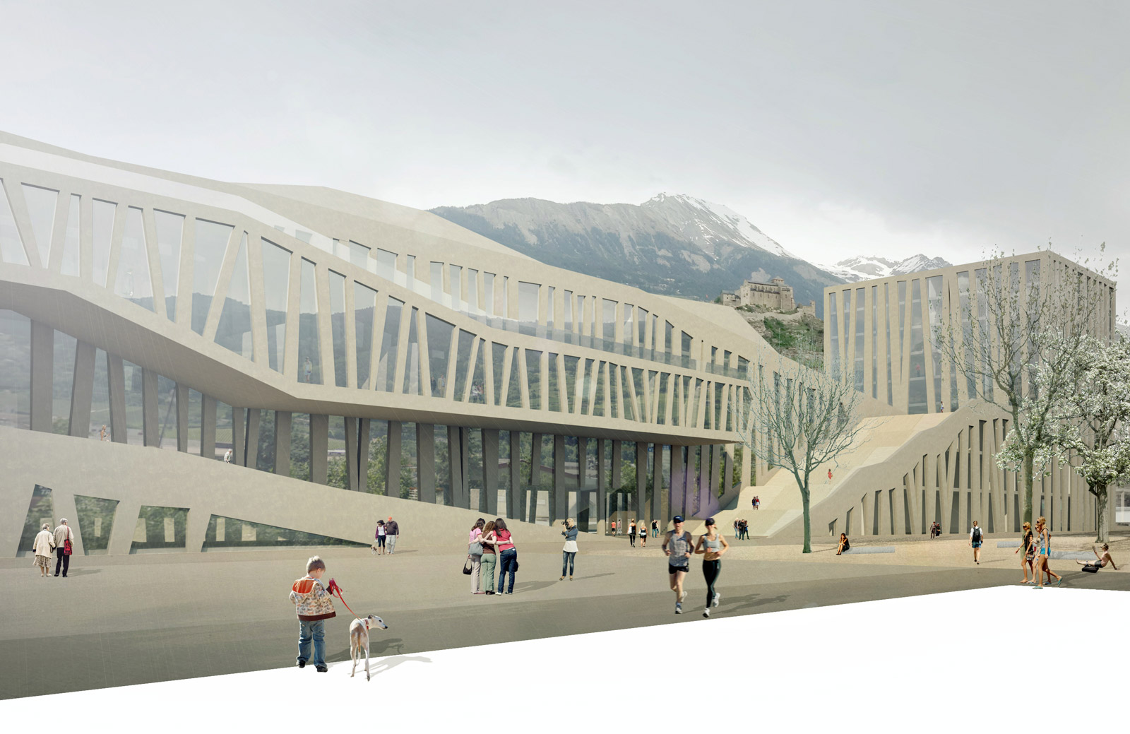EPFL university campus / Croubalian Delacoste architectes